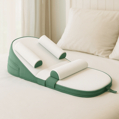 Kalsten | CozyCradle Pillow – Side Sleeper Support with Anti-Reflux Incline for Newborns