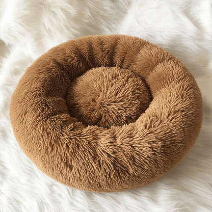Skanto | COZYPET – Calming Dog Bed with Plush Faux Fur & Removable Cover
