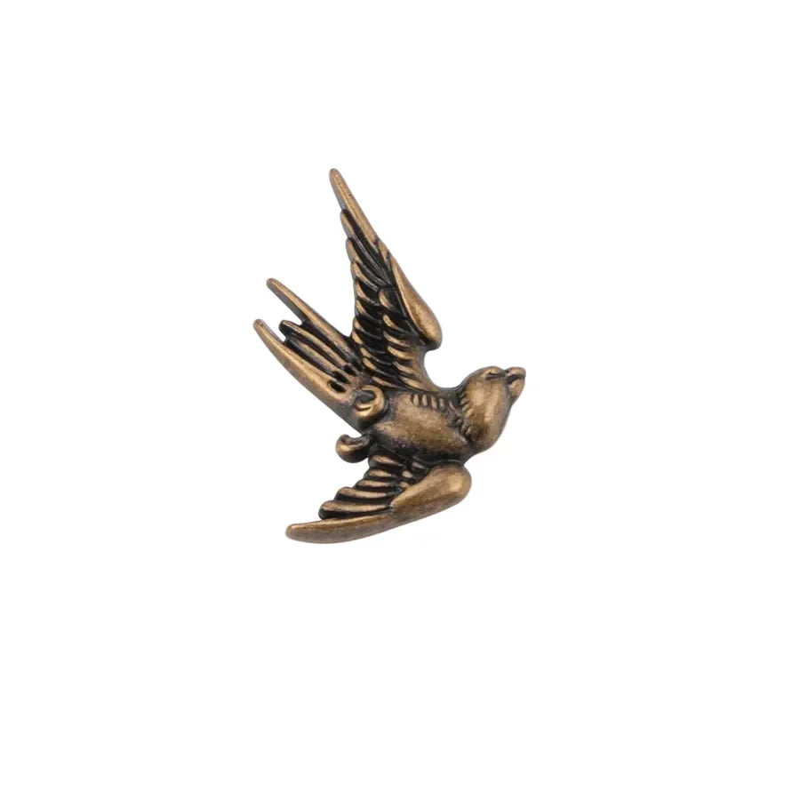 Creative Bird Shaped Cabinet Knob Antique Brass Drawer and Door Handle | Bowlift