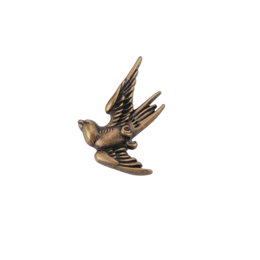 Creative Bird Shaped Cabinet Knob Antique Brass Drawer and Door Handle | Bowlift