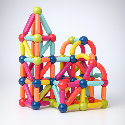Skanto | Magnetic Building Blocks Educational Toy Set
