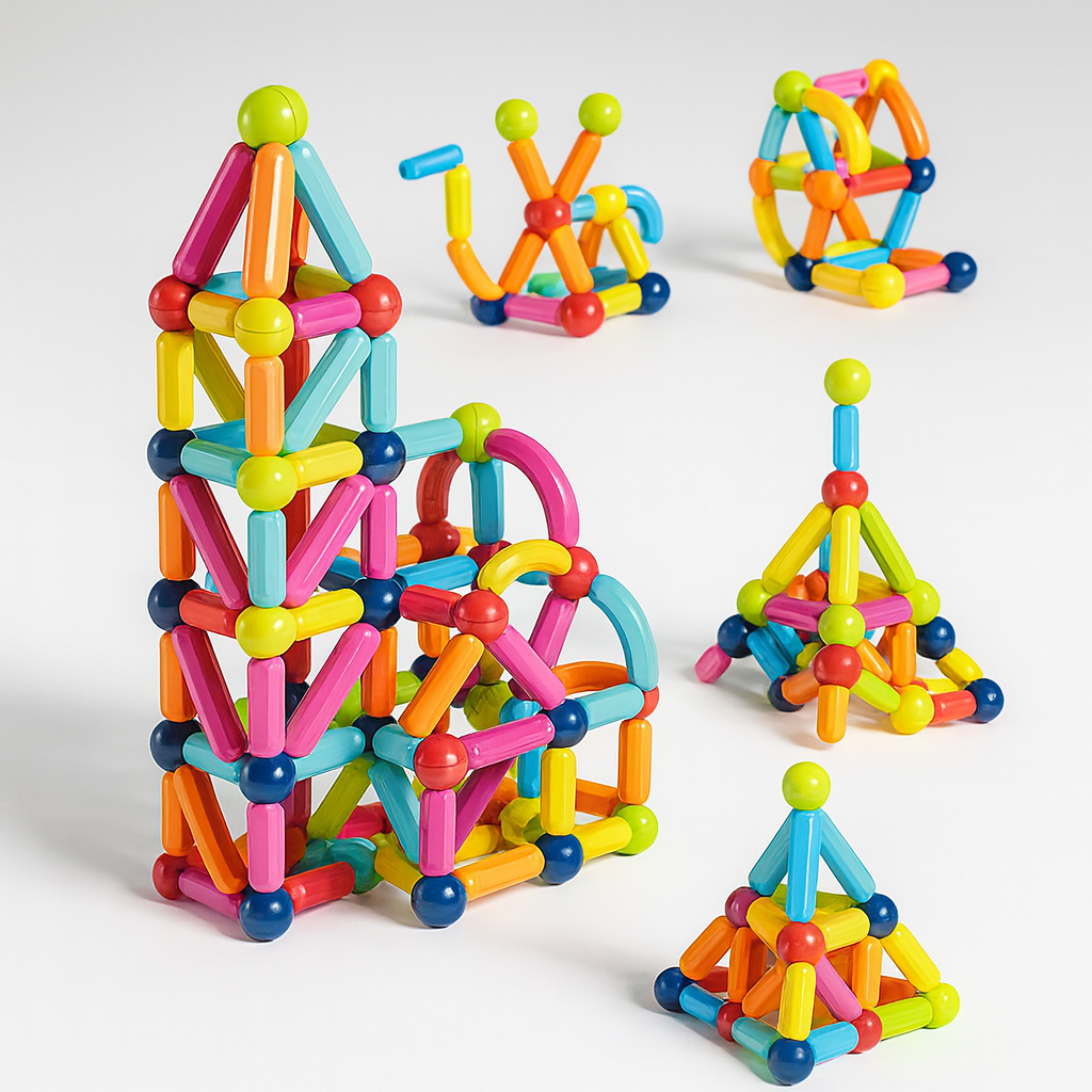 Skanto | Magnetic Building Blocks Educational Toy Set