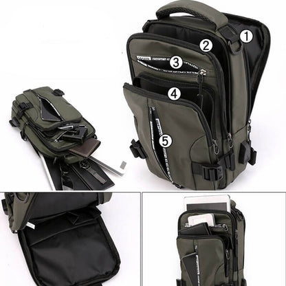 CityTrek Bag - Stylish Waterproof Oxford Crossbody Bowlift