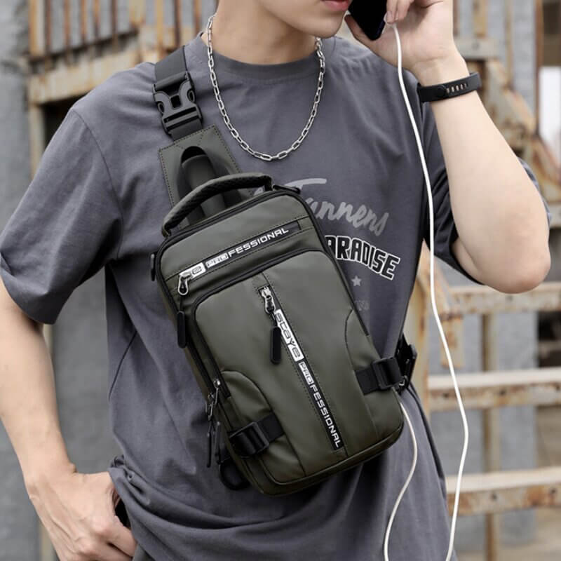 CityTrek Bag - Stylish Waterproof Oxford Crossbody Bowlift