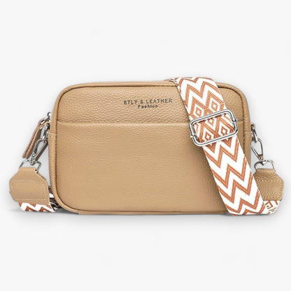 Skanto | Premium Leather Crossover Bag for Women - Elegant, Secure, and Functional Everyday Bag
