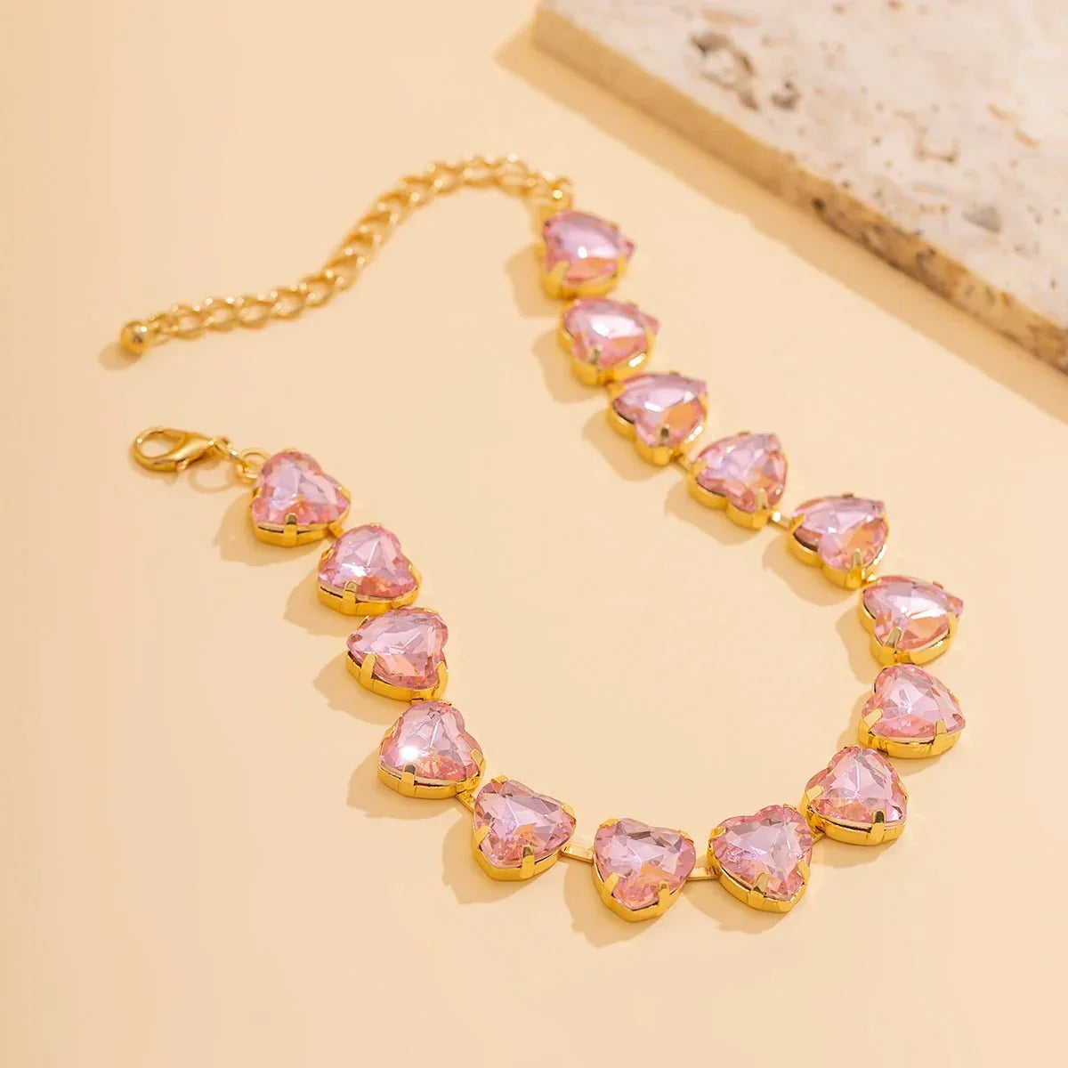 BowLift | Crystal Heart Choker Necklace