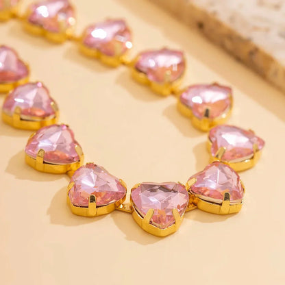 BowLift | Crystal Heart Choker Necklace