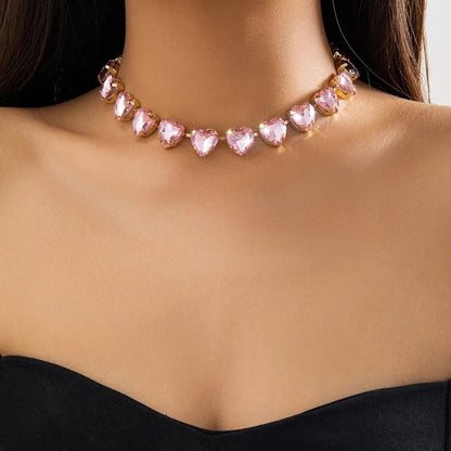 BowLift | Crystal Heart Choker Necklace