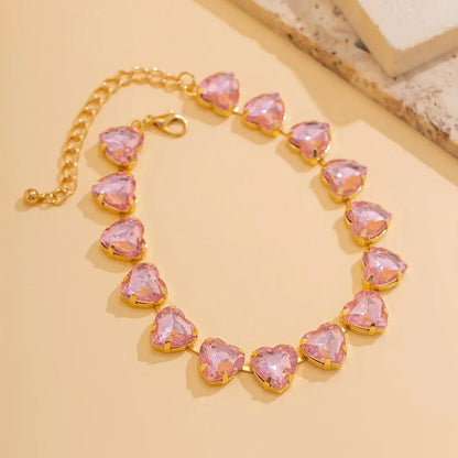 BowLift | Crystal Heart Choker Necklace