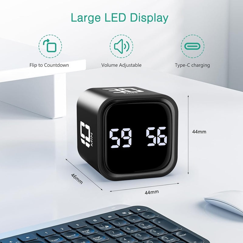 BowLift | Smart Cube Timer with Gravity Sensing and LED Display