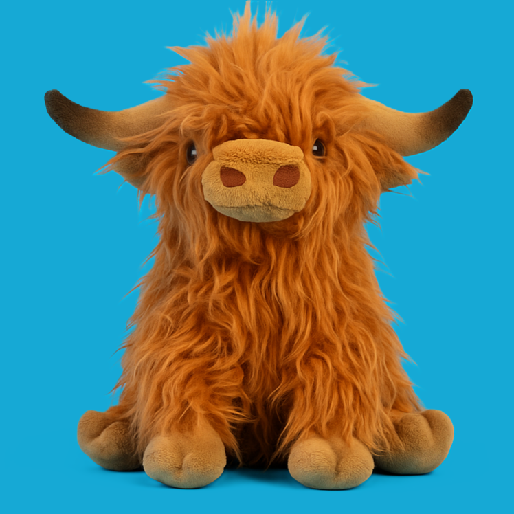 Plush toy Highland cow