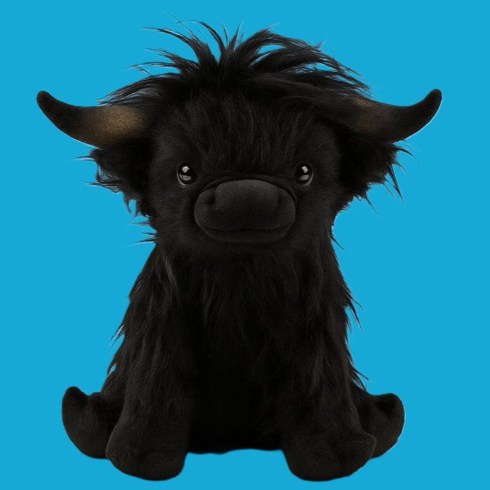 Plush toy Highland cow