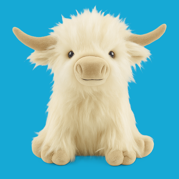 Plush toy Highland cow