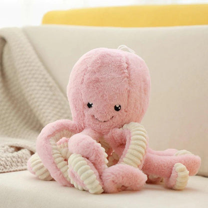Plush octopus made of soft cotton – Children's toy