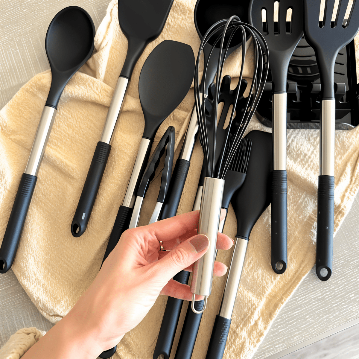 Skanto | MEALMAKER SET – 12-Piece Silicone Kitchen Utensil Collection for Non-Stick Cooking
