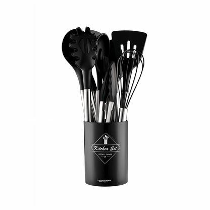 Skanto | MEALMAKER SET – 12-Piece Silicone Kitchen Utensil Collection for Non-Stick Cooking