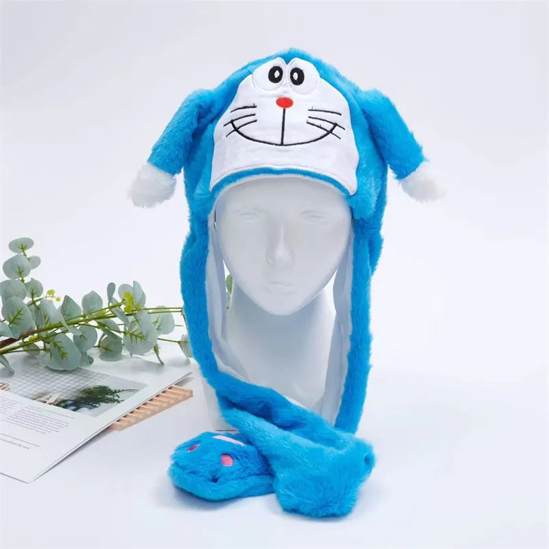 Skanto | BunnyBounce Plush Hat with Moving Ears for Kids and Adults