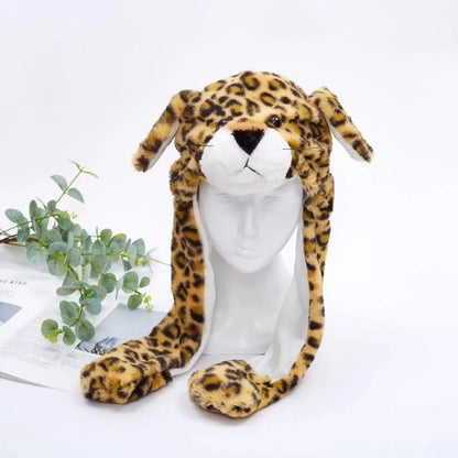 Skanto | BunnyBounce Plush Hat with Moving Ears for Kids and Adults