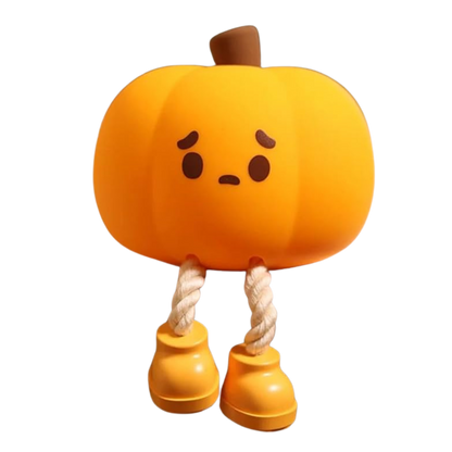 Cute, Sad Pumpkin Night Light