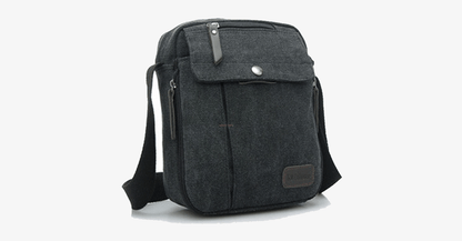 Stylish men's canvas shoulder bag