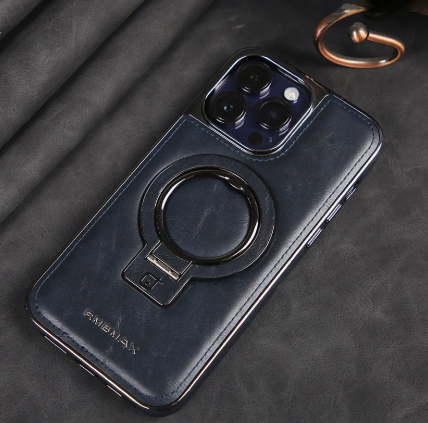BowLift | Luxury Leather Invisible Stand iPhone Case