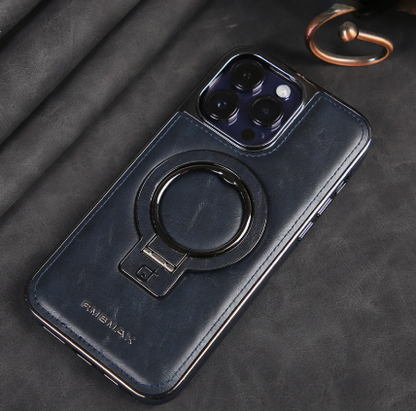 BowLift | Luxury Leather Invisible Stand iPhone Case
