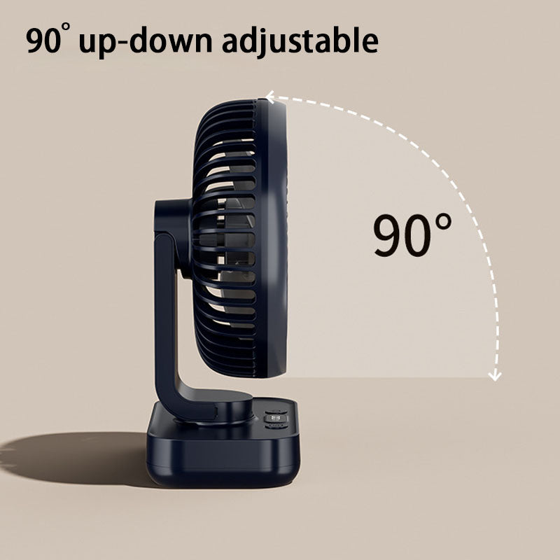 Portable Rechargeable USB Desk Fan with 4 Speeds | Skanto