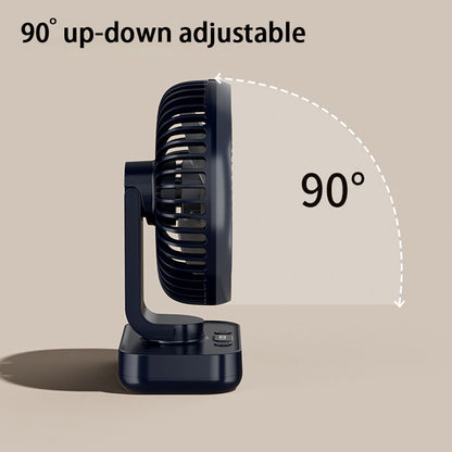Portable Rechargeable USB Desk Fan with 4 Speeds | Skanto
