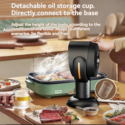 BowLift | SmokeAway Venti – Portable Air Purifier Fan with Ion Technology and USB Charger