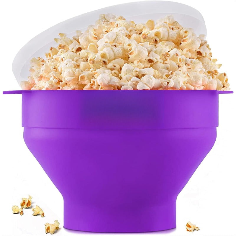 BowLift | Collapsible Silicone Microwave Popcorn Popper