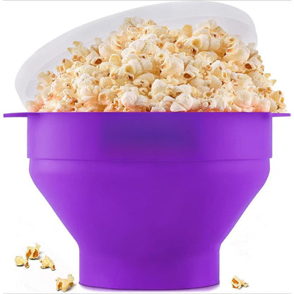 BowLift | Collapsible Silicone Microwave Popcorn Popper