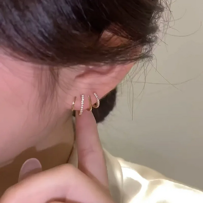 Skanto | Twisted Earrings | Elegant Design | Gold or Silver
