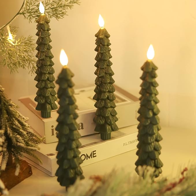 Skanto | Flameless LED Candles with Remote Control – Realistic 3D Flame Model LumaGlow
