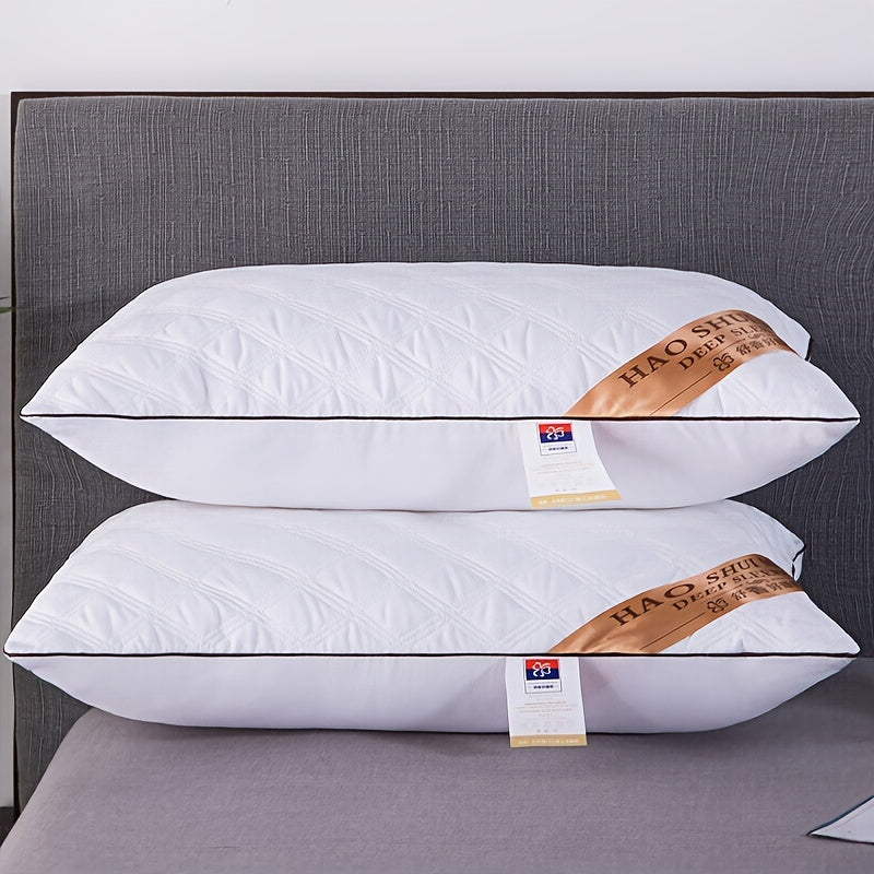 LuxurySoft - Extra long hypoallergenic pillows for back and side sleepers, soft and breathable, machine washable | Karnz