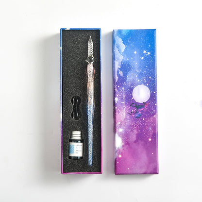 Skanto | Calligraphy Glass Dip Pen Ink Set