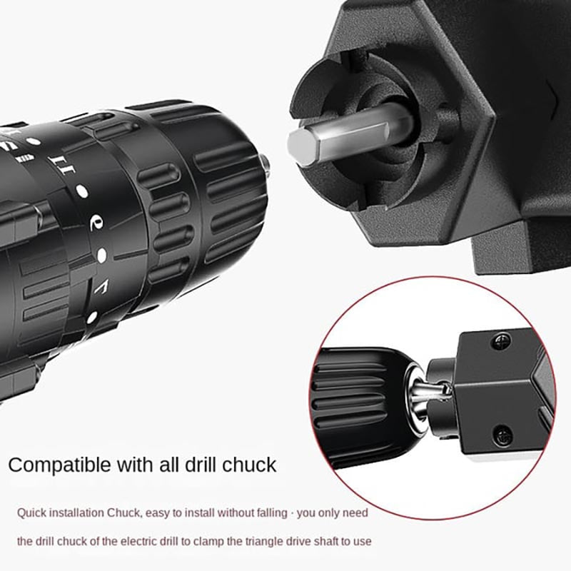 Skanto | 6-Inch Electric Drill Modified to Electric Chainsaw Drill Attachment