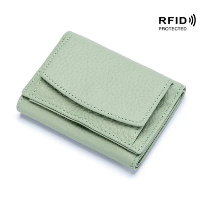 BowLift | RFID Blocking Wallet | Compact Leather Card Holder | Slim Travel Accessory for Men & Women