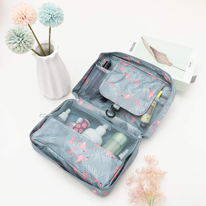 BowLift | TravelEase –  Water-Resistant Travel Toiletry Bag with Hanging Hook