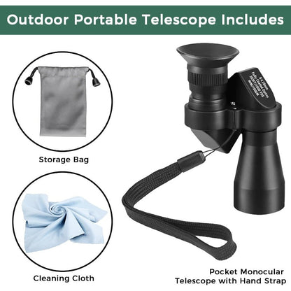 Compact 8x20 Pocket Monocular Bowlift