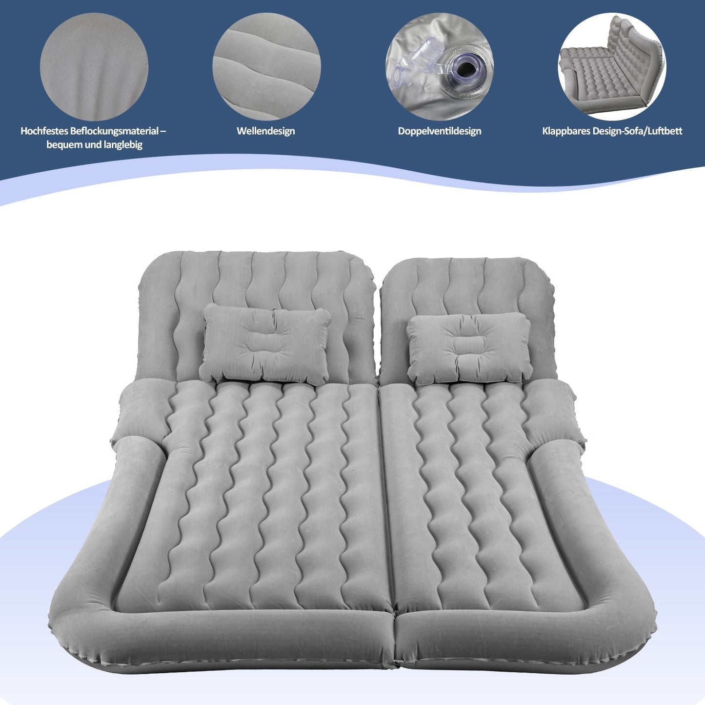 Car air mattress with pillow | Karnz