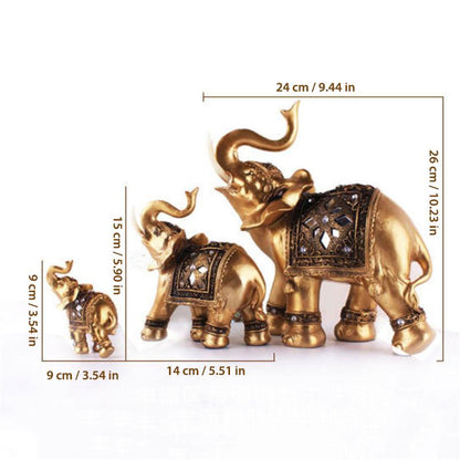 Skanto | Golden Elephant Statue