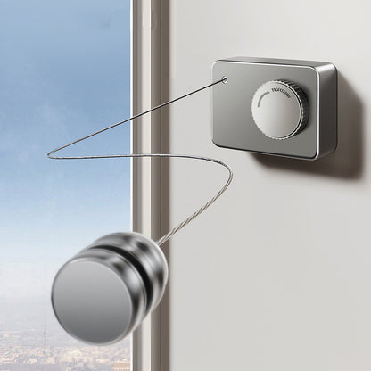 Telescopic Wall-Mounted Clothesline in Stainless Steel | Skanto