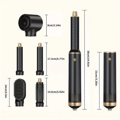 BowLift | ProStyler 5-in-1 Hair Styling Set - Hair Dryer, Curling Iron and Straightening Brush