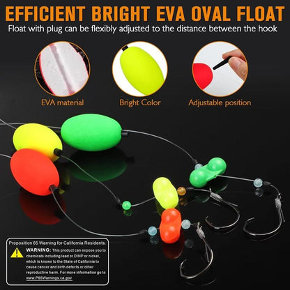 BowLift | Pre-Rigged Catfish Float Rigs with Rattle Beads