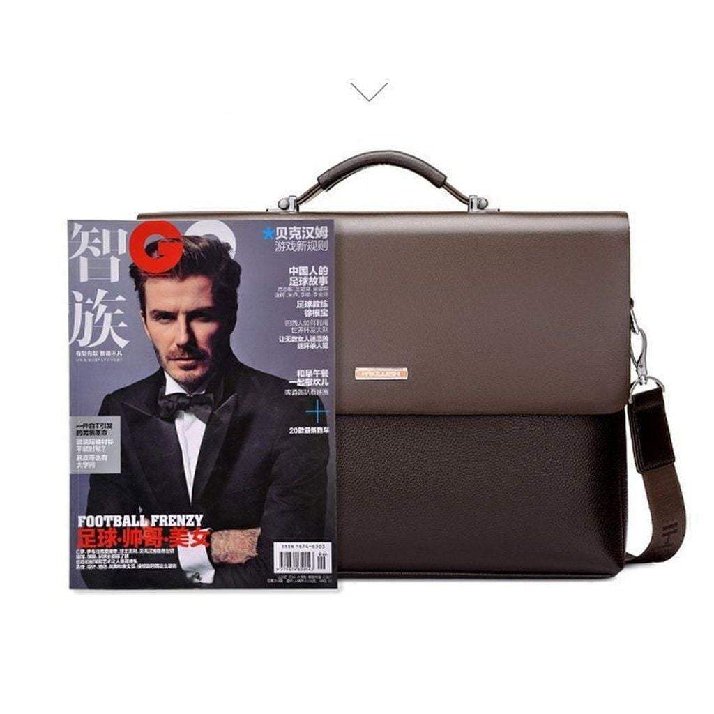 Karnz | New Men's Business Leather Briefcase