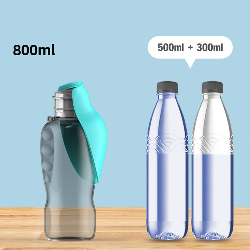 Portable 800ml Dog Water Bottle. | Skanto