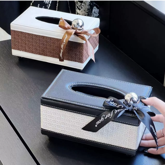 BowLift | Modèra Premium Leatherite Tissue Case | Stylish and durable tissue organizer for modern spaces