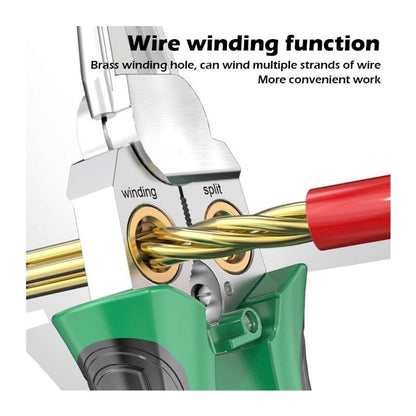 Skanto | 8-in-1 Wire Stripping Tool with Built-in Voltage Detector – Cut, Twist, Test & Strip in One
