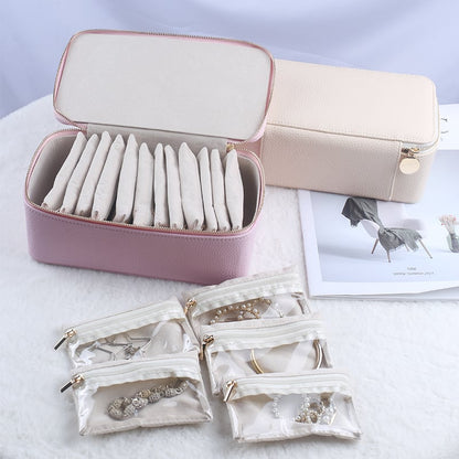 Jewelry box with 12 zipper compartments | Bowlift