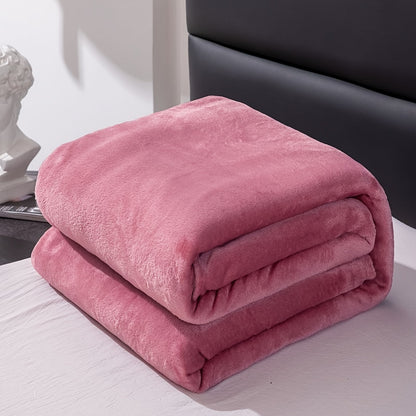 Luxurious flannel blanket for cozy home & travel